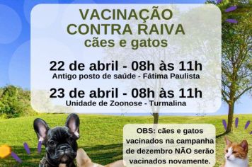 CAMPANHA DE VACINAÇÃO CONTRA RAIVA