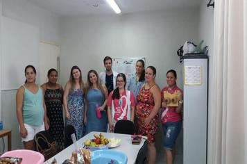 Encontro do grupo de gestantes na Unidade Básica de Saúde