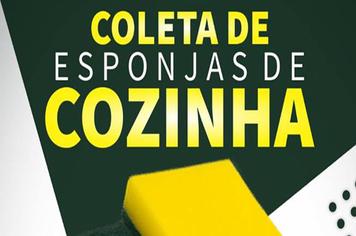 Fundo Social aderiu à campanha de coleta de esponjas de cozinha usadas