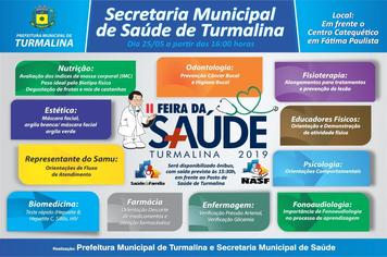 II Feira da Saúde,no distrito de Fátima Paulista no dia 25 de maio