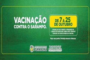 Campanha de vacinação contra o sarampo