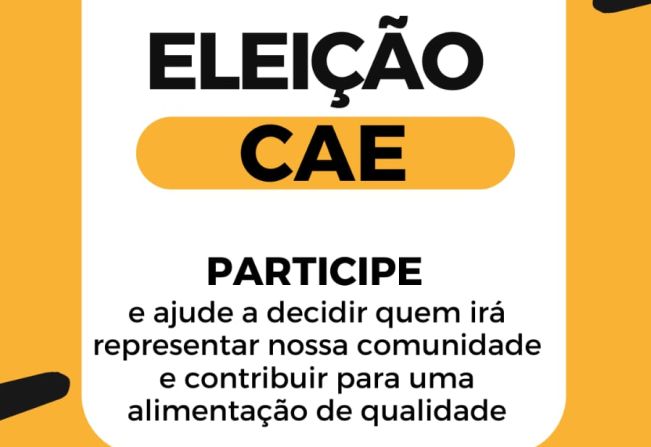Eleição do Conselho de Alimentação Escolar