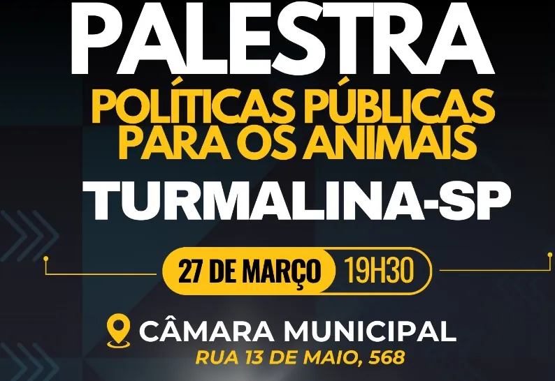 Palestra - Políticas Publicas para os Animais