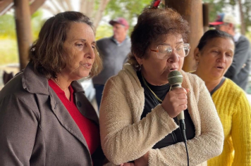ALMOÇO COM A TERCEIRA IDADE NA FAZENDINHA.